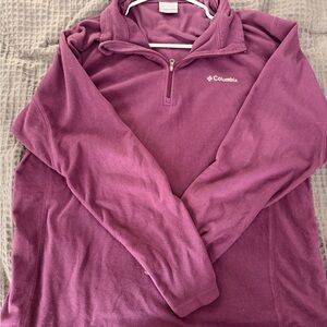 Columbia Women's Plum Half-Zip Fleece Pullover